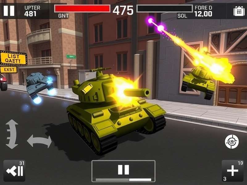 Thunder Tank Dominator Gameplay Screenshot
